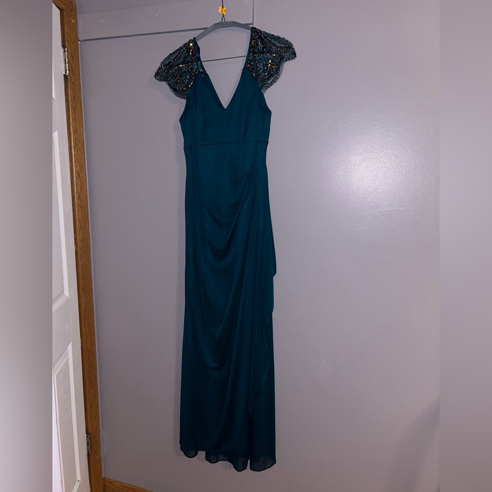 Teal Mother of the bride/groom dress